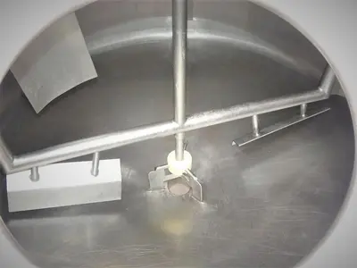 Tank, 200 Gallon, Stainless Steel, Agitated, Crepaco, Sweep Agitation, #5991727