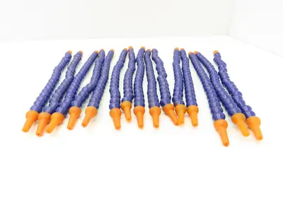 Loc-Line Adjustable 1/4" NPT Coolant Hose 12"Length w/Nozzle Tips  Lot of 15