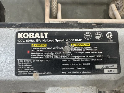 Used 2021 KOBALT KWS-S102-06 Mosaic Saws Florida US | MachineryMax #1461666