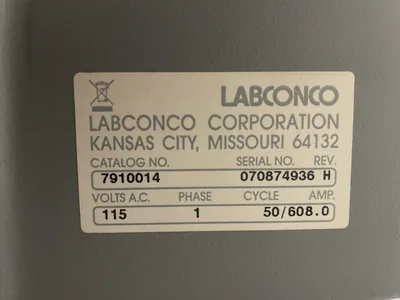 LABCONCO RAPIDVAP 7910014 VACUUM EVAPORATOR