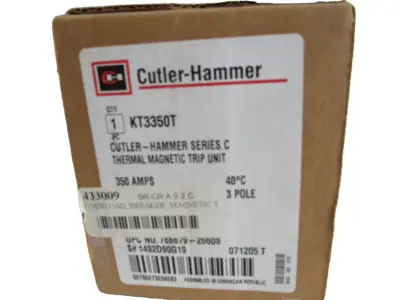 NEW CUTLER HAMMER KT3350T OVERLOAD BREAKER TRIP UNIT ONLY 350AMPS 3 POLES