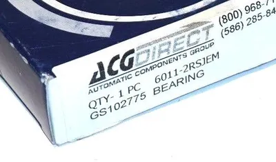 NEW NACHI 6011-2RSJEM SEALED BALL BEARING 60112RSJEM