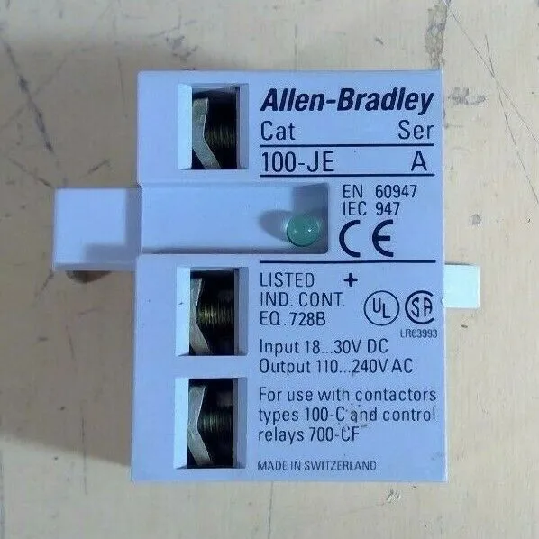 Allen-Bradley 100-JE Series A Interface Module 3D-3