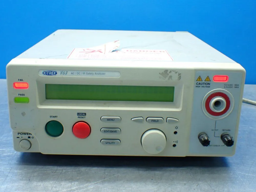 Used VITREK V63 Analyzer Testers | HGR 24 #744719