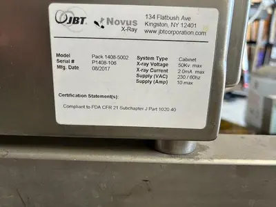 USED 2017 NOVUS X-RAY PACK 1408-5002