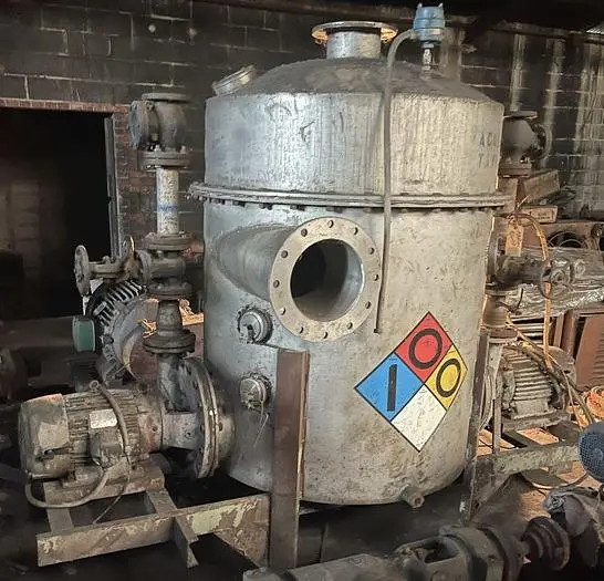 Stainless Steel Bolted Vacuum  Tank With Two 10 HP Blowers