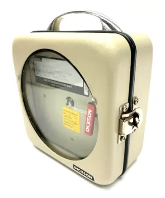 USED DICKSON SC4-350C-B-7 TEMPERATURE RECORDER 4"