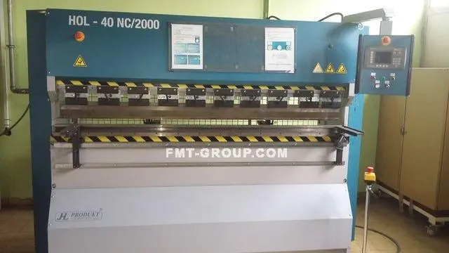 Used JHL PRODUKT HOL 40 NC/2000 Press Brakes | F.M.T. Group s.r.o. #1252973