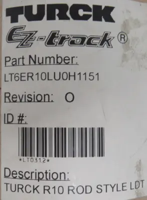 NEW TURCK LT6ER10LU0H1151 TRANSDUCER