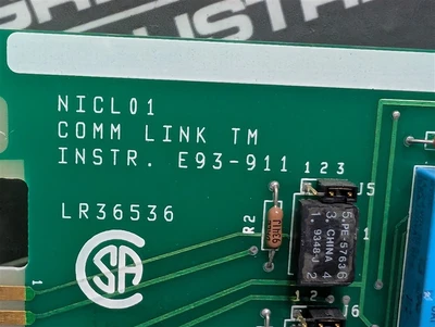 ABB / Bailey NICL01 infi 90 Communication Link Module 6636979D1 White Used