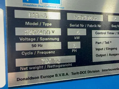 Used 2003 DONALDSON TORIT ECB3 Dust Collectors Ohio US | HGR 24 #1261072
