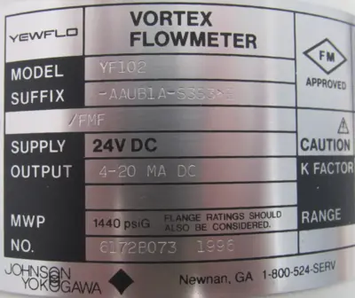NEW YOKOGAWA YF102-AAUB1A-S3S3-E/FMF FLOWMETER YF102AAUB1AS3SEFMF