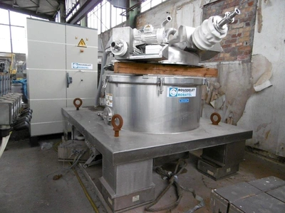 Rousselet Robatel DRC 100 Vx AV 2S mot vertical peeler centrifuge, 904L SS.
