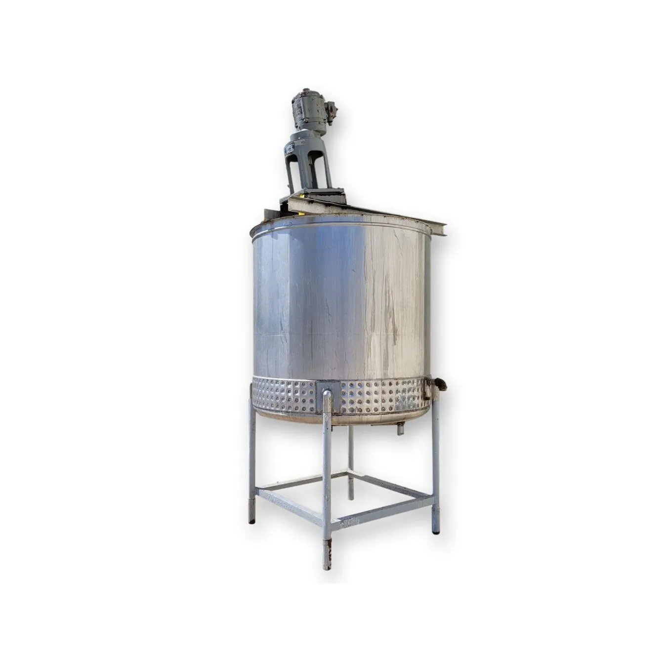 Used 750 Gallon Stainless Steel Jacketed Mixing Tank