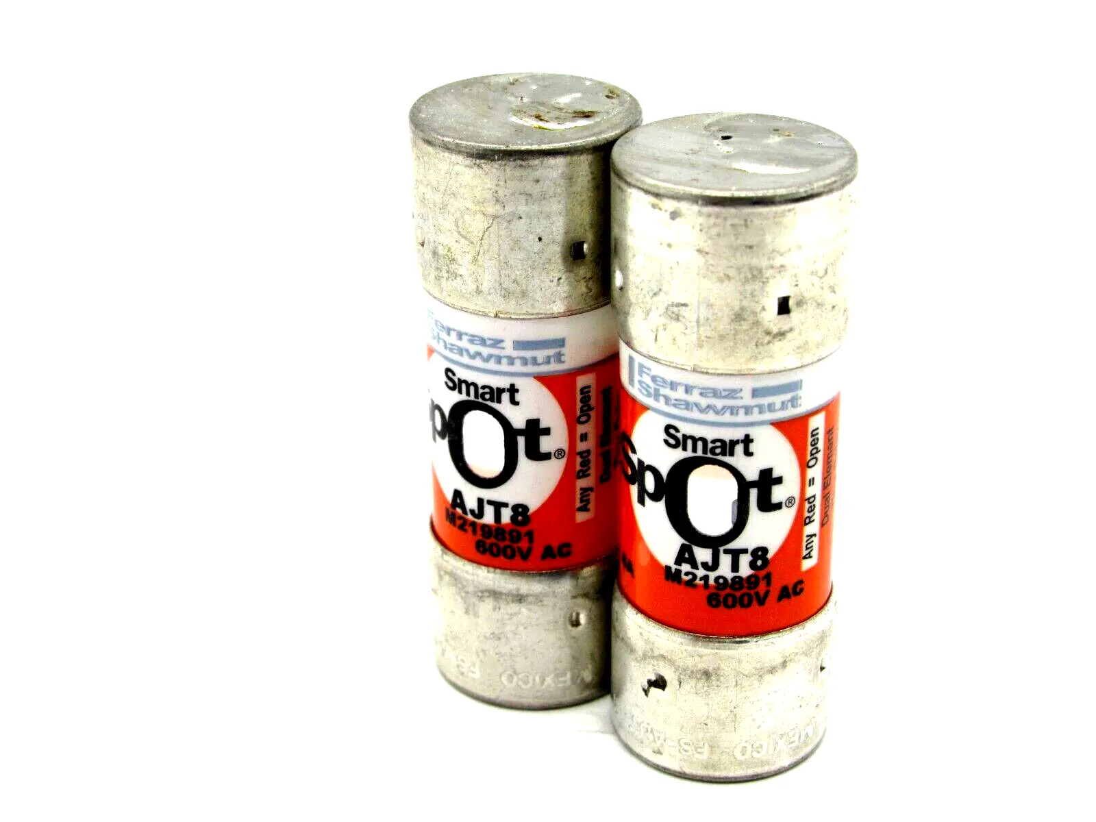 NEW LOT OF 2 FERRAZ SHAWMUT AJT8 FUSES