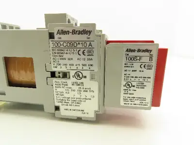 Allen Bradley 100-C09D*10A Contactor Guardmaster Contact  100S-C09DJ14C 24V Coil