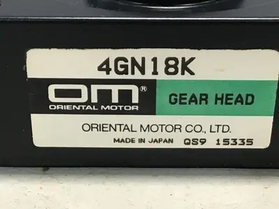 USED ORIENTAL MOTOR 4GN18K