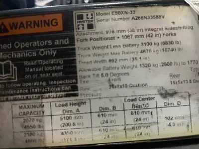 Used 2021 HYSTER E50XN Misc Forklifts Illinois US | Somerset Equipment Sales #1542981