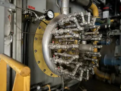 Foster Wheeler 7000 HP Water Tube Boiler System - 712 PSI with NAT-COM Low NOx Burner (2001)