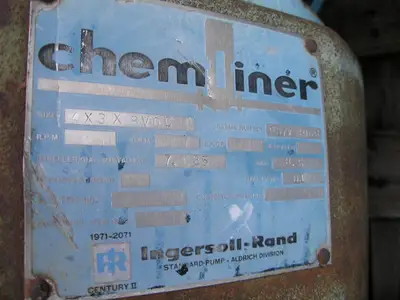 USED INGERSOLL RAND 4X3X8 VOC