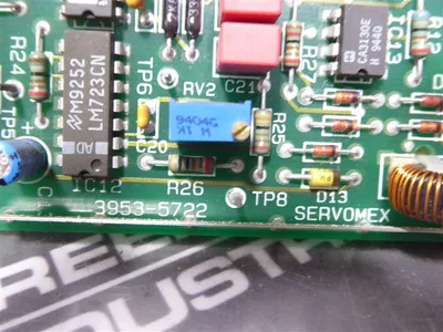 Servomex Assembly 722/921 Control Board 3953-5722 722/221CA/0 Used