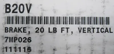 NEW MAXCESS B20V MAGNETIC BRAKE 90VDC