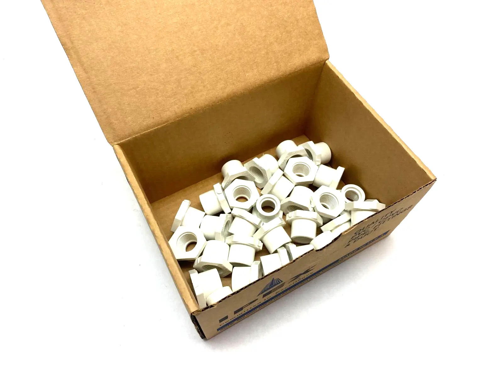 New | in-Stock Ipex Xirtec PVC Reducer Bushing 3/4" x 1/2" White Plumbing Equipment Michigan US | Maverick Industrial Sales #1495986