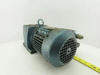 Sew Eurodrive R37DT71C4TFIS 1/3HP Motor 230/460V 3Ph W/44.81:1 Inline Gearbox