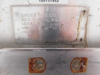 Used Groen NA Stainless Steel Tanks Ohio US | Equipment Recovery Corp. #1331203
