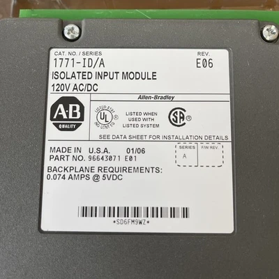 NEW Allen-Bradley 1771ID Series A Rev E06
