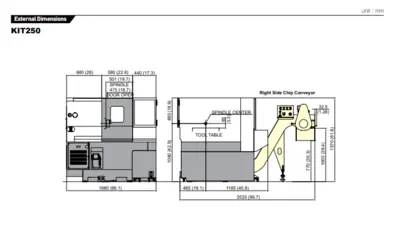 New | in-Stock HYUNDAI WIA KIT250 CNC Lathes Alberta CA | Lamarche Machinery Inc #1259254