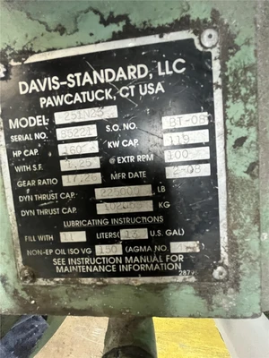 66" Davis Standard/Mega Coex Sheet Line With 4.5" and 2.5" Extruders