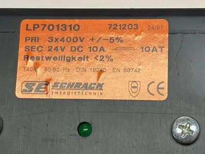 New | in-Stock SCHRACK LP701310 Miscellaneous Equipment (Electrical & Power) Ohio US | Surplus Asset Holdings #1441560