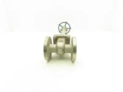 OIC S151 Stainless Gate Valve 1" Flanged Class 150 Extended Stem Handle 20"H