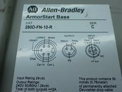 USED ALLENBRADLEY 280DFN10R