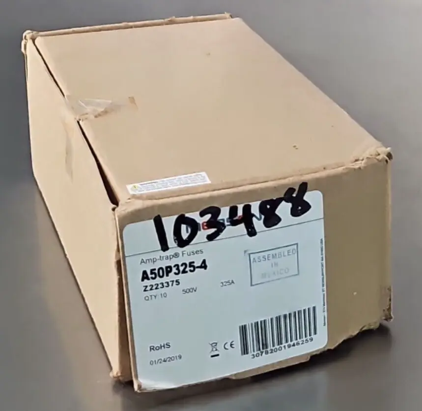 Ferraz Shawmut A50P325-4 Amp-trap Fuses 500V 325A box w/10 loc4E15