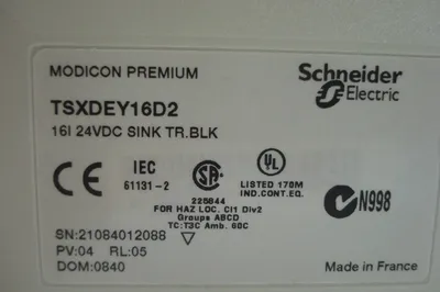 USED TELEMECANIQUE MODICON TSXDEY16D2