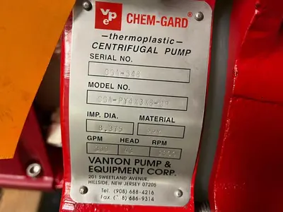 New | in-Stock VANTON CGA-PY4X3X8-OP Pumps | Surplus Asset Holdings #1206321