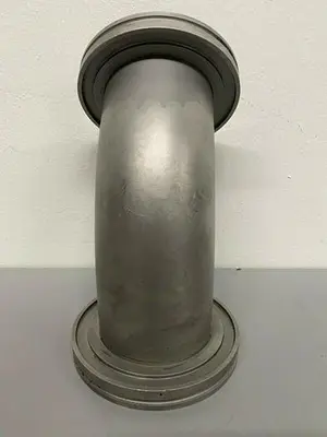 Stainless Steel Elbow 90 Degrees 3 5/8" KF Vacuum Fitting