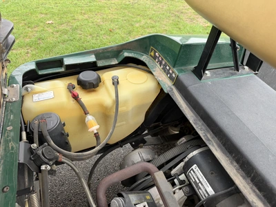 (1) 2014 E-Z-Go golf cart with a Kawasaki gas engine, does not include Club canopy, ball carrier, fo...