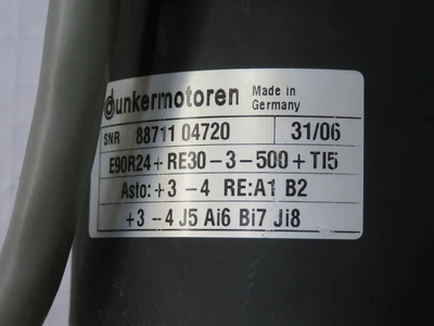 Used DUNKERMOTOREN _UNKNOWN_ Brushless Motors Texas US | OCO Industrial #1601196