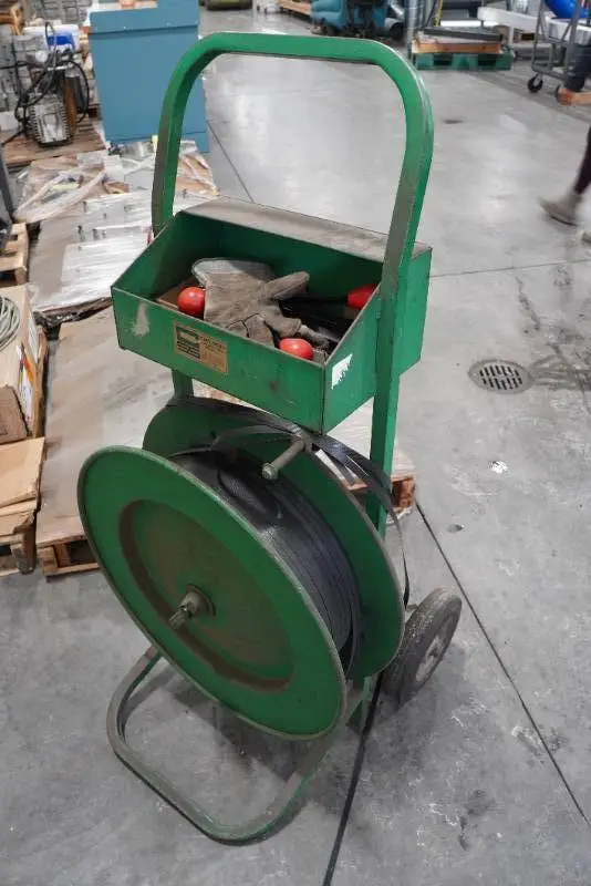 Strapping Dispenser Cart with Tool