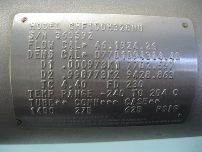 USED Micro Motion CMF100 M328NU