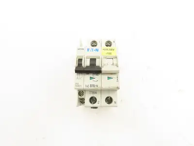 Eaton FAZ-B10/1N Miniature Circuit Breaker 2 Pole 10A