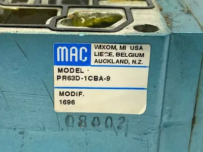 PR63D-1CBA-9 | Mac Valves  Pneumatic Valve Manifold - Used