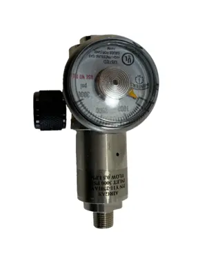 NEW AIRGAS Y11-2701AV5 CYLINDER REGULATOR Y112701AV5, Y112701AVB5