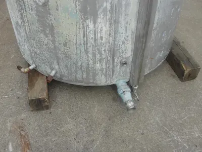 SPC7499  Tank 740 gallon vertical tank, Stainless Steel, flat