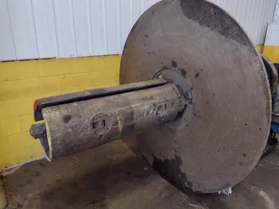 30,000 LBS X 48" YODER PULL OFF UNCOILER / COIL REEL: STOCK #16920