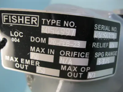 New | in-Stock Fisher Controls MR95H Misc Electrical & Power Parts New Hampshire US | Bitter End Trading #1452835