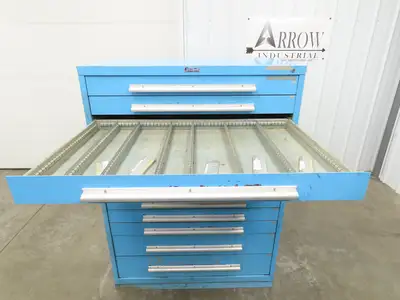 Nu-Era Modular Tool Storage Cabinet 12 Drawer 45x28x61" Stanley Vidmar Lista